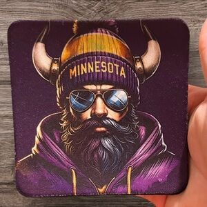 Minnesota Vikings Mascot Coasters
1 for $6 or 4 for $25